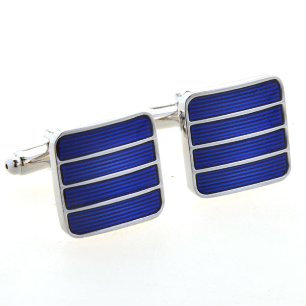 Enamel Dropping Glue Cufflinks