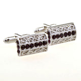 Crystal Zircon Cufflinks
