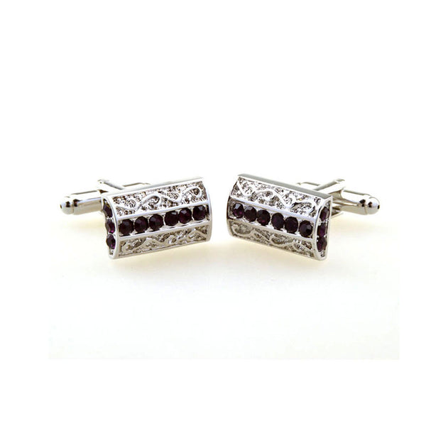 Crystal Zircon Cufflinks