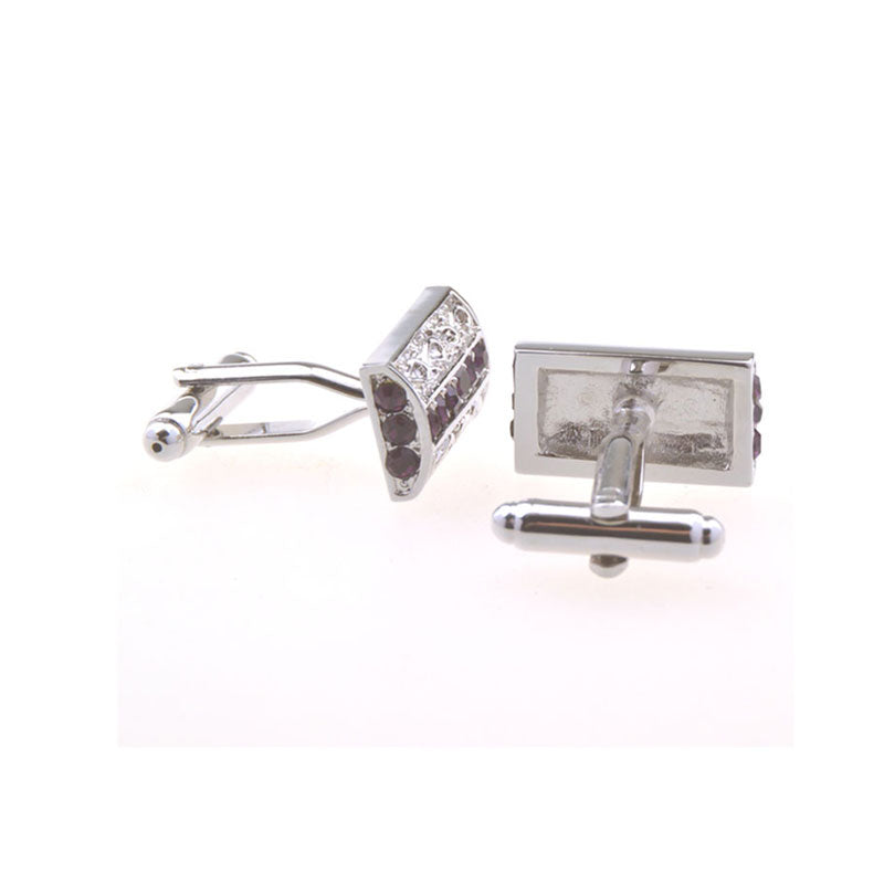 Crystal Zircon Cufflinks