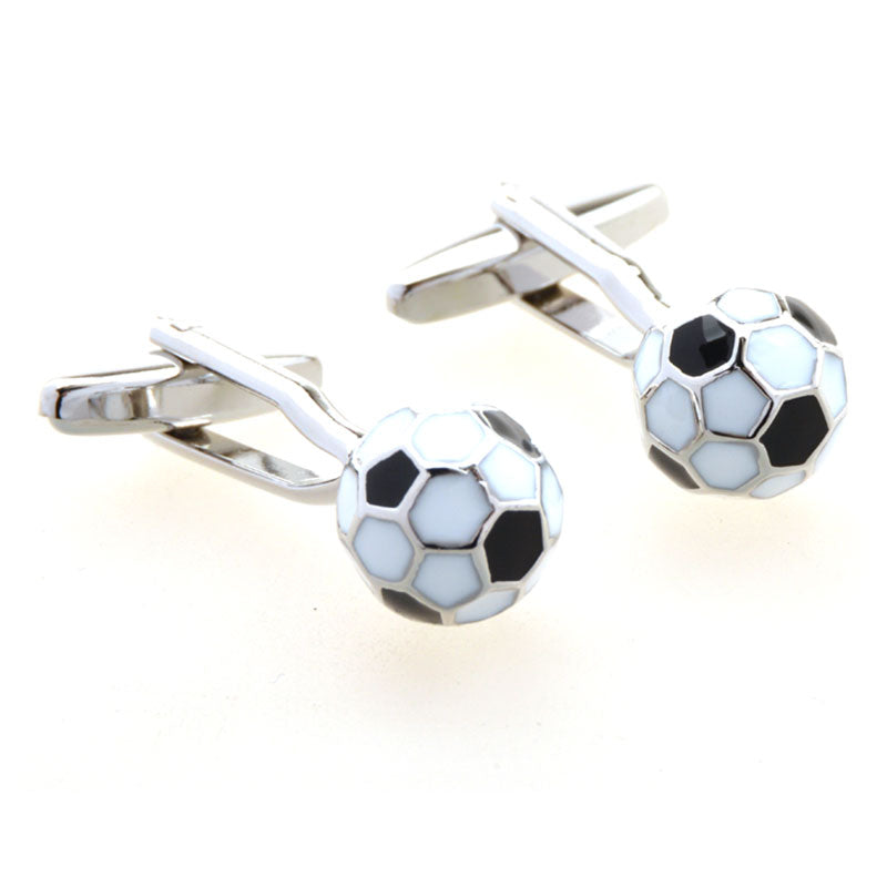 Sports Technology Enamel Dropping Glue Cufflinks