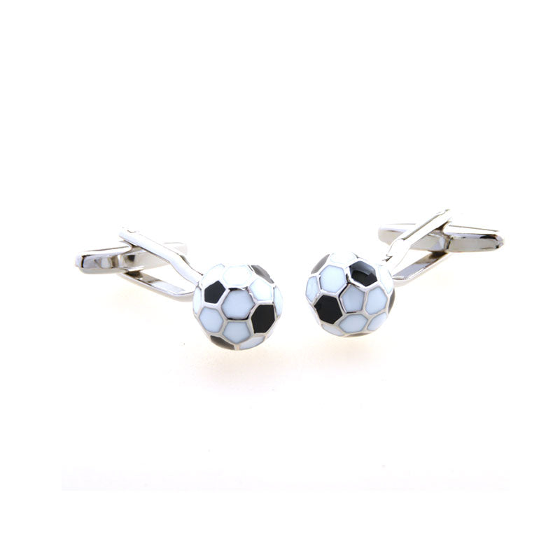 Sports Technology Enamel Dropping Glue Cufflinks