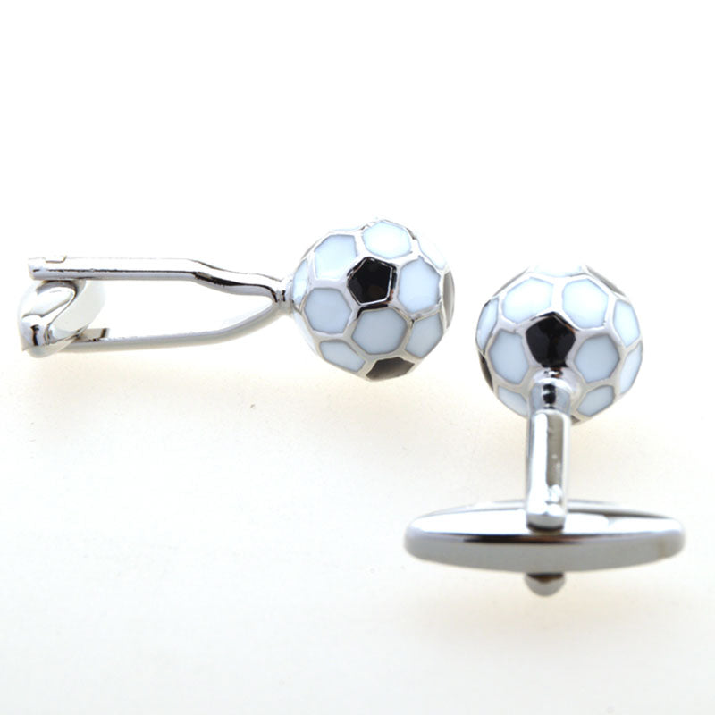 Sports Technology Enamel Dropping Glue Cufflinks