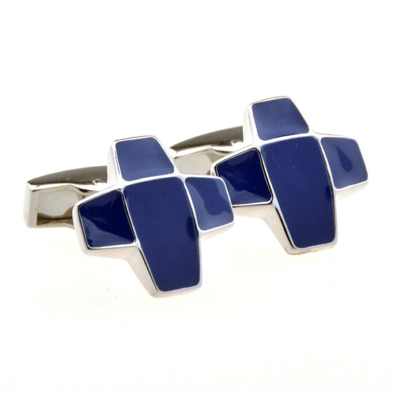 Enamel Dropping Glue Cufflinks