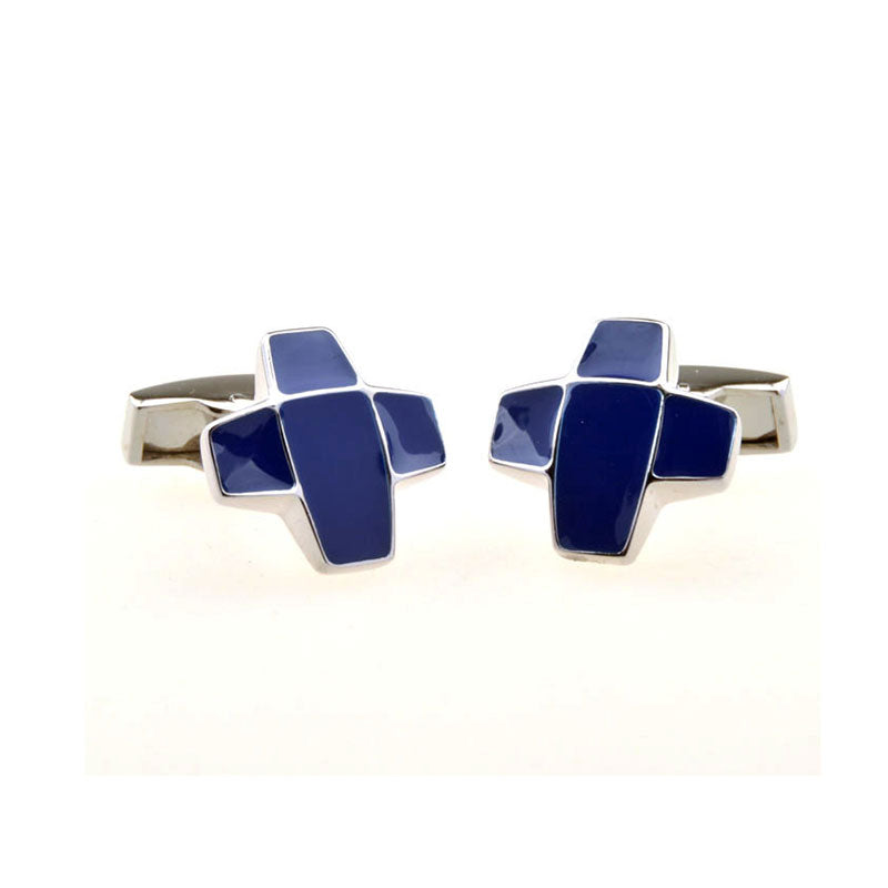 Enamel Dropping Glue Cufflinks