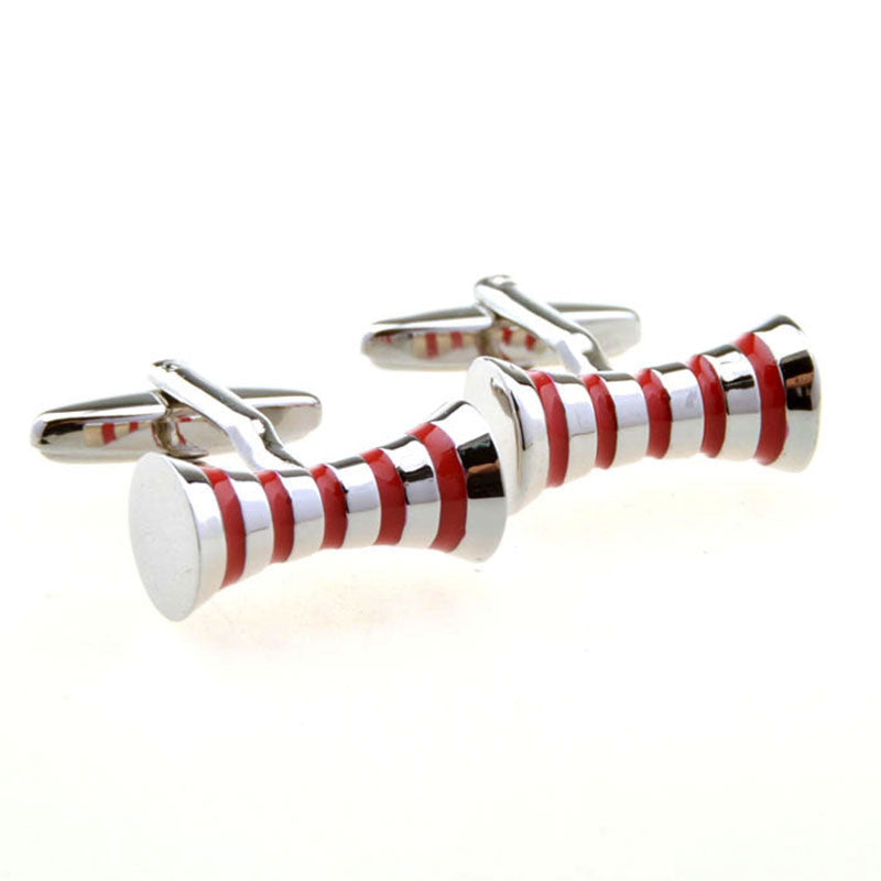 Enamel Dropping Glue Cufflinks