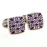 Enamel Dropping Glue Cufflinks