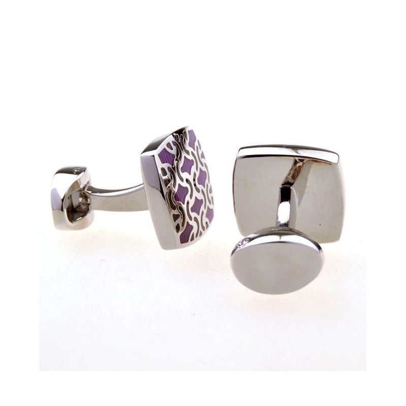 Enamel Dropping Glue Cufflinks