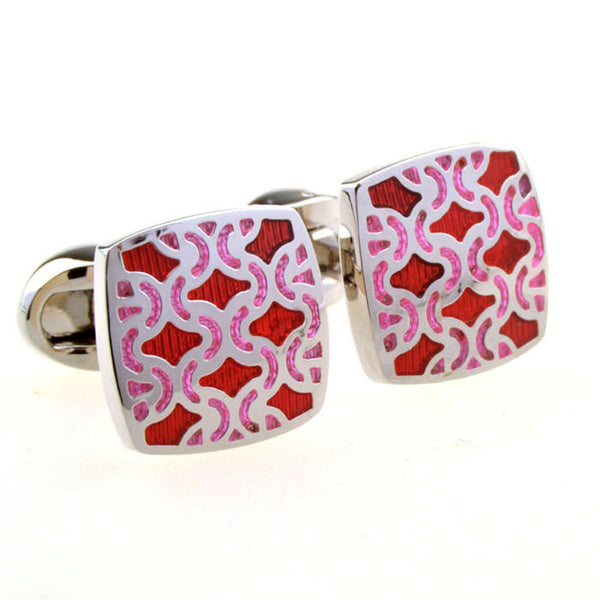 Enamel Dropping Glue Cufflinks