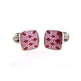 Enamel Dropping Glue Cufflinks