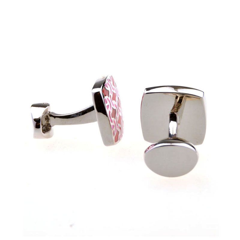 Enamel Dropping Glue Cufflinks