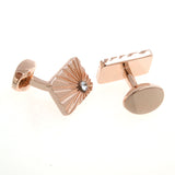 Festivals Wedding Reception Crystal Zircon Cufflinks