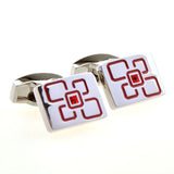 Enamel Dropping Glue Cufflinks