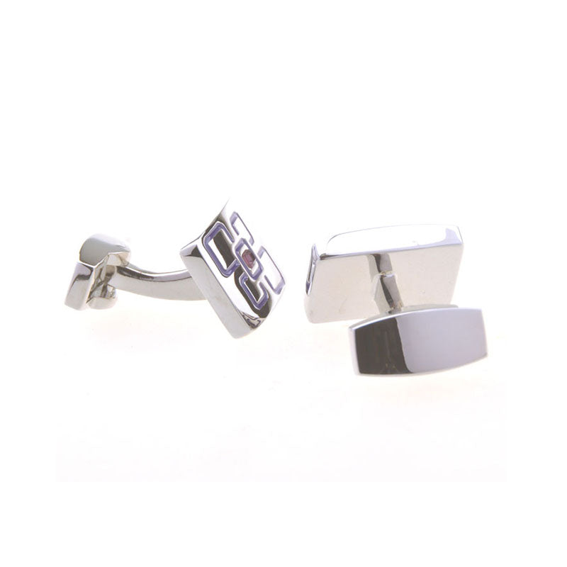 Enamel Dropping Glue Cufflinks