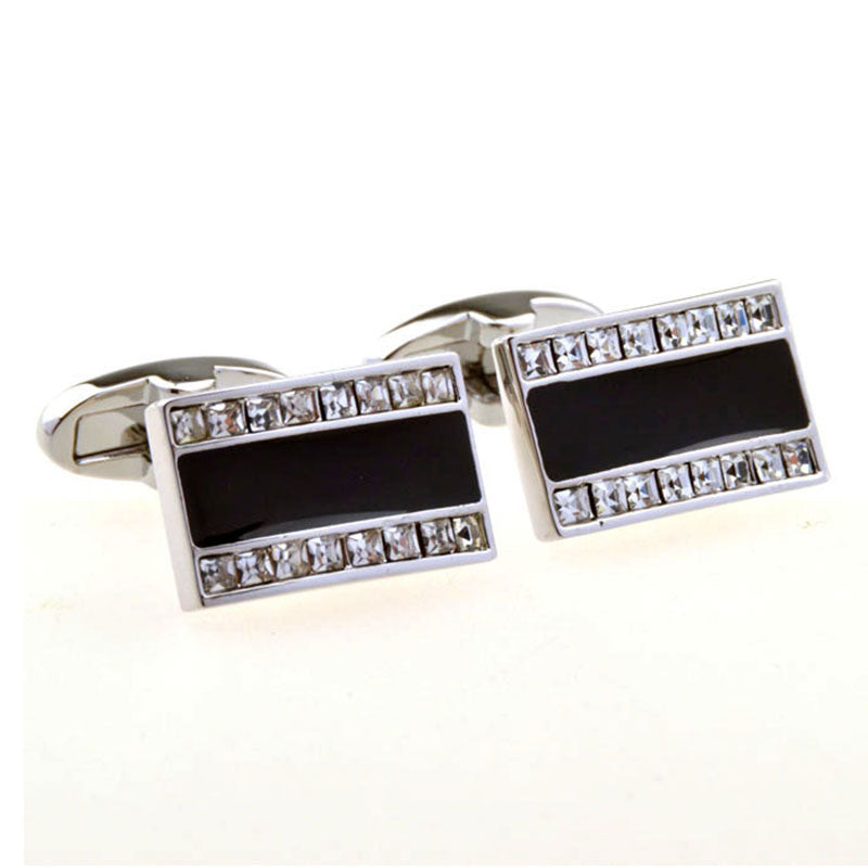 Crystal Zircon Cufflinks