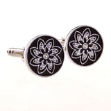 Enamel Dropping Glue Cufflinks