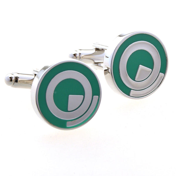 Enamel Dropping Glue Cufflinks