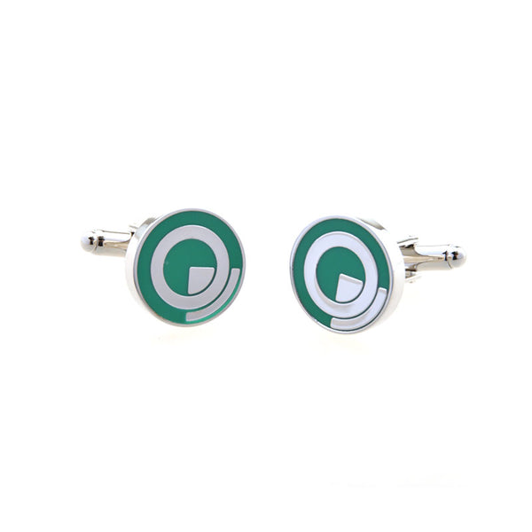 Enamel Dropping Glue Cufflinks