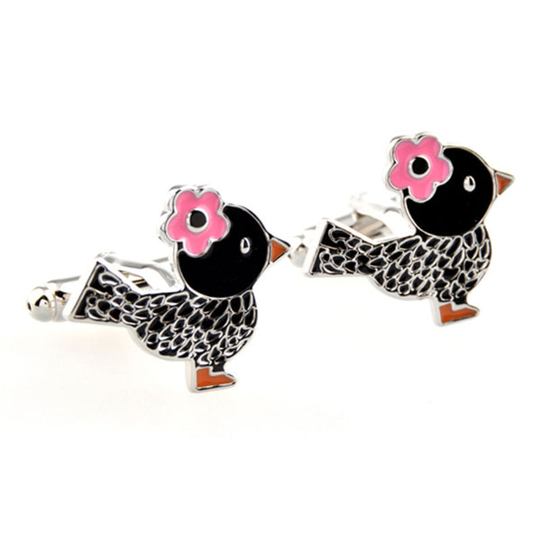 Animals Plants Enamel Dropping Glue Cufflinks