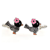 Animals Plants Enamel Dropping Glue Cufflinks