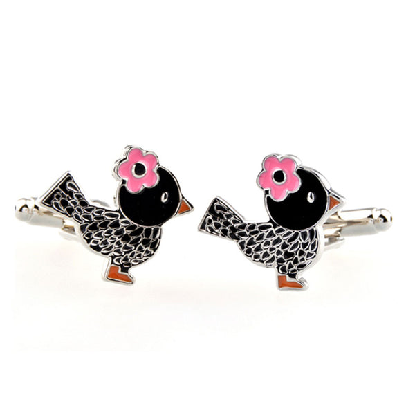 Animals Plants Enamel Dropping Glue Cufflinks