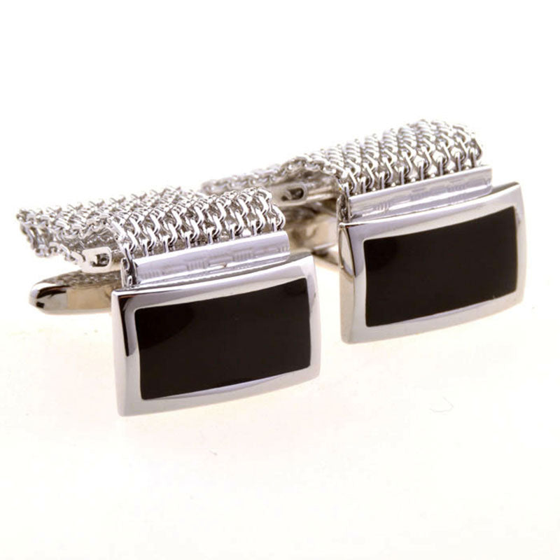 Enamel Dropping Glue Cufflinks