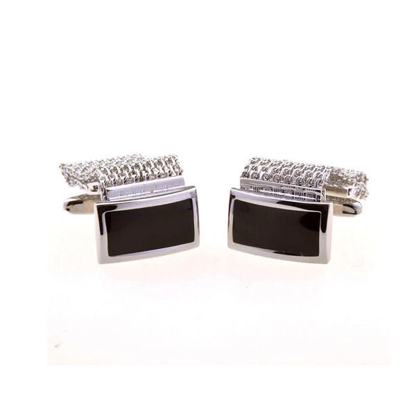 Enamel Dropping Glue Cufflinks