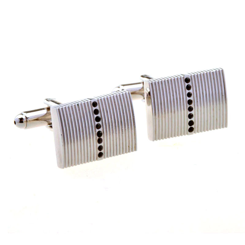 Crystal Zircon Cufflinks