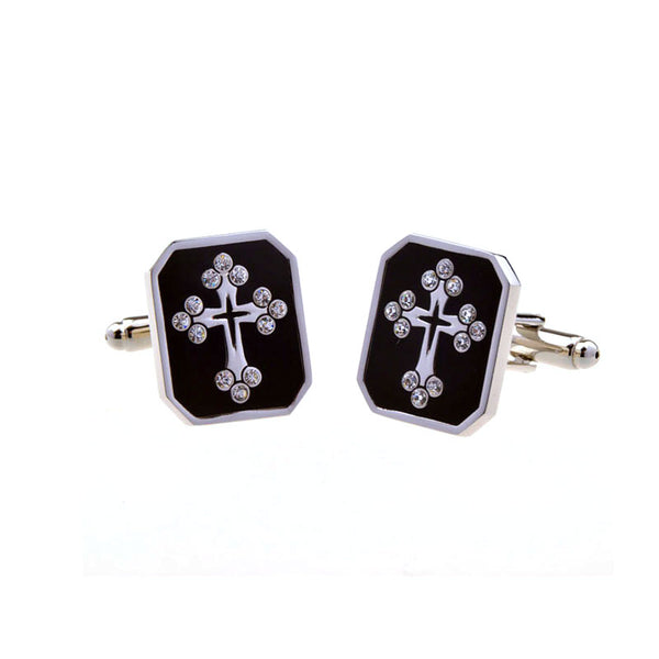 Enamel Dropping Glue Cufflinks