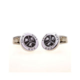 Enamel Dropping Glue Cufflinks