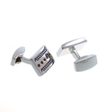 Crystal Zircon Cufflinks