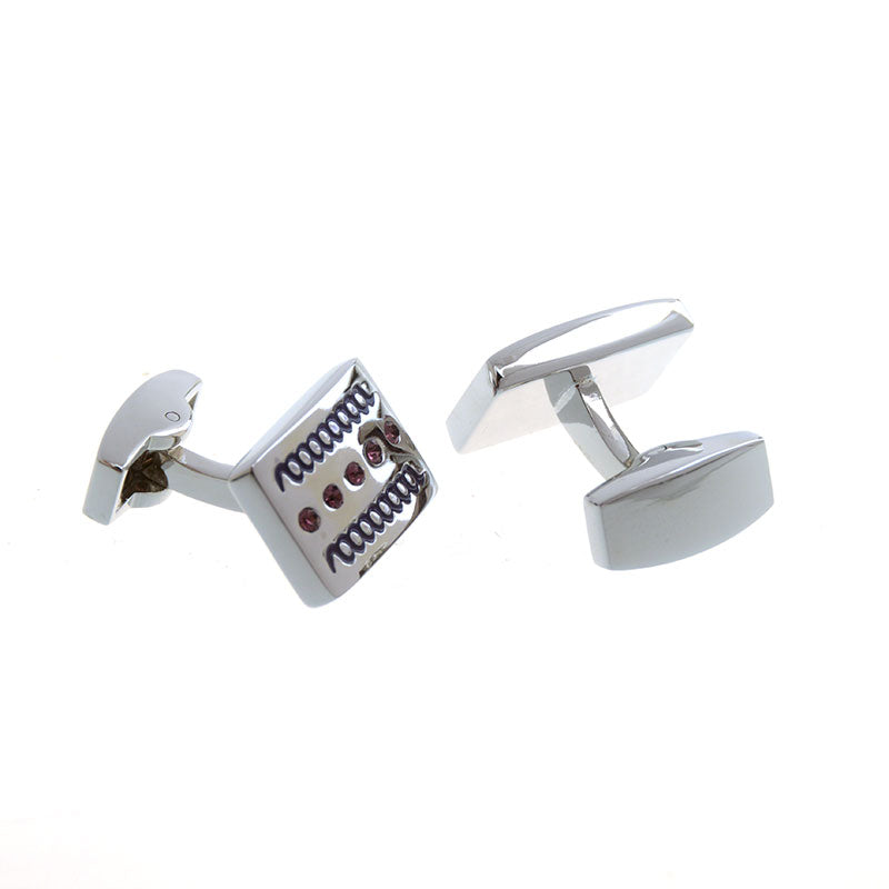 Crystal Zircon Cufflinks