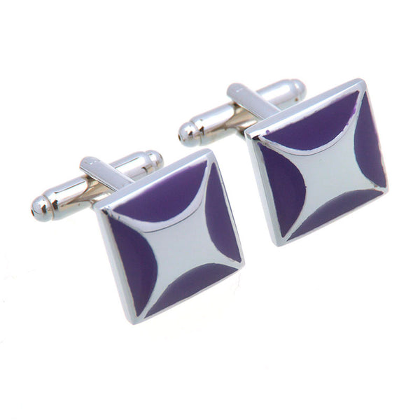 Enamel Dropping Glue Cufflinks