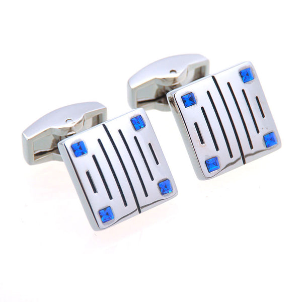 Crystal Zircon Cufflinks