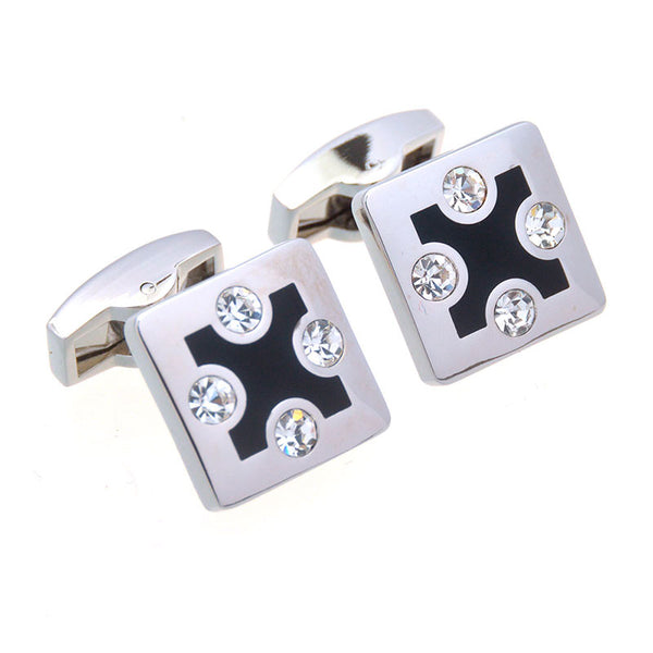 Crystal Zircon Cufflinks