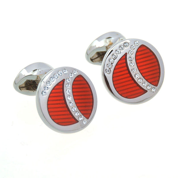 Crystal Zircon Cufflinks
