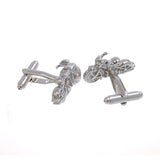 Car Logo Traffic Plain Colour Metal Cufflinks