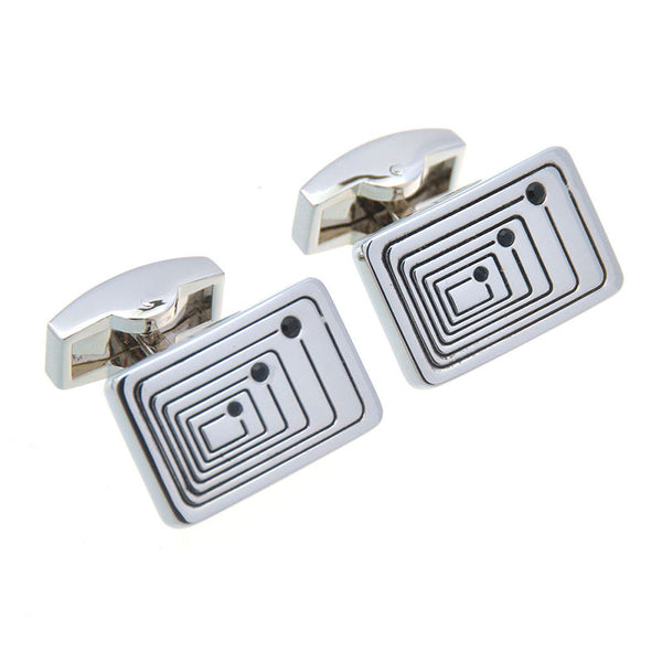 Enamel Dropping Glue Cufflinks