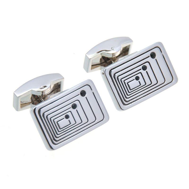 Enamel Dropping Glue Cufflinks