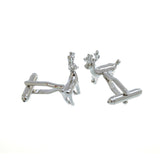 Animals Plants Plain Colour Metal Cufflinks
