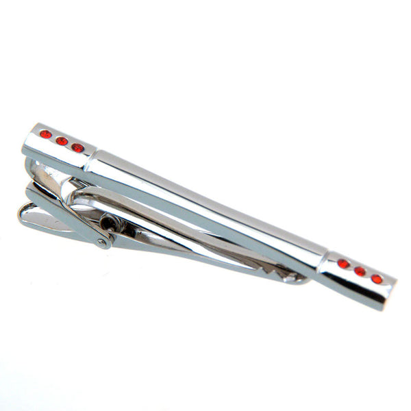 Crystal Zircon Tie Bars