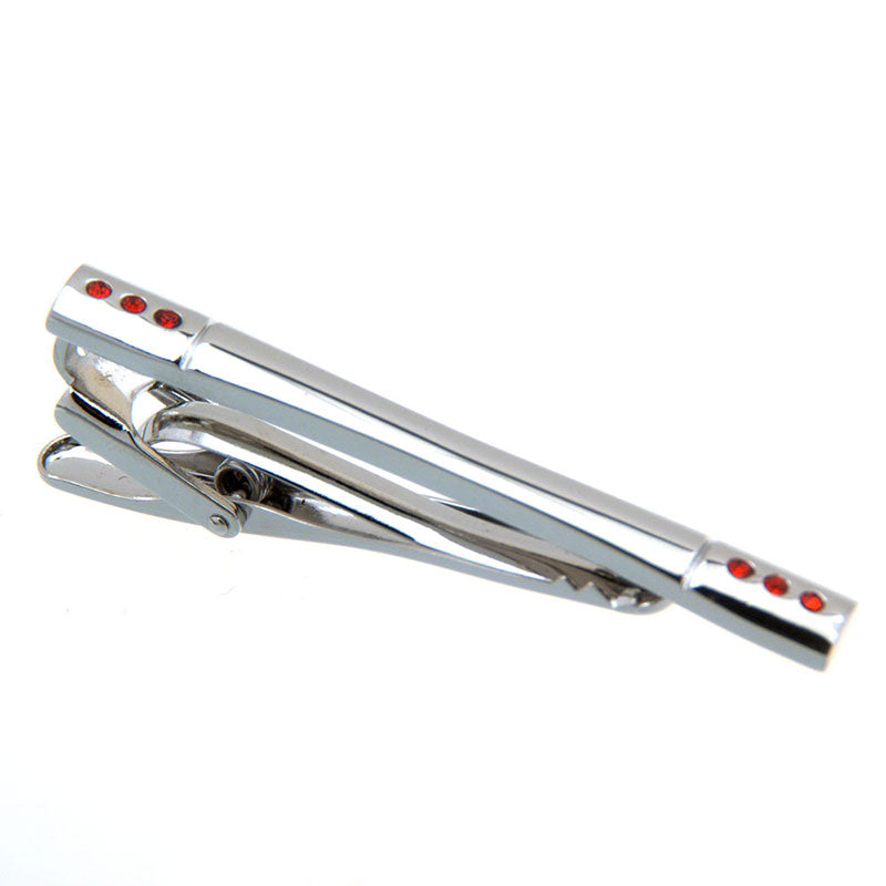 Crystal Zircon Tie Bars