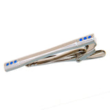 Crystal Zircon Tie Bars