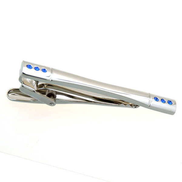 Crystal Zircon Tie Bars