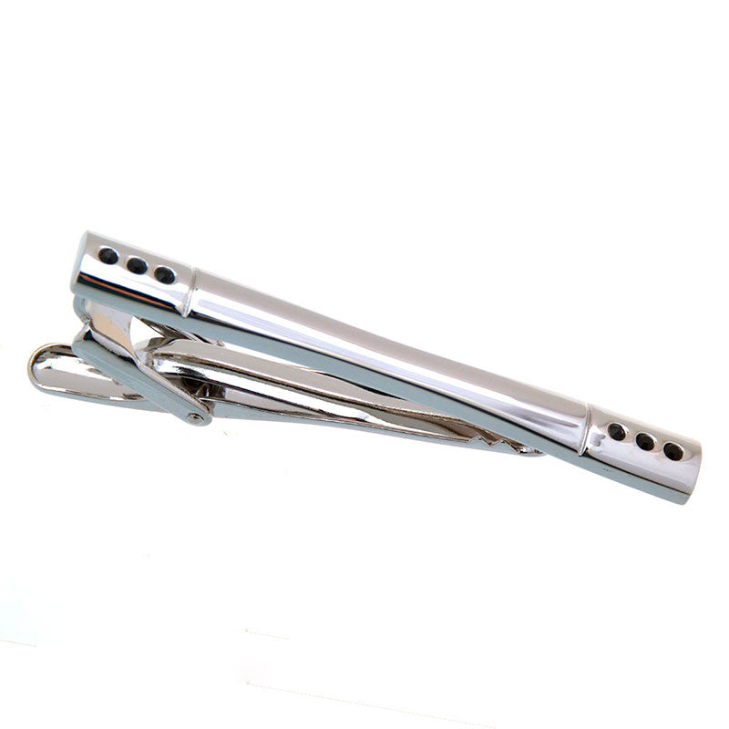 Crystal Zircon Tie Bars