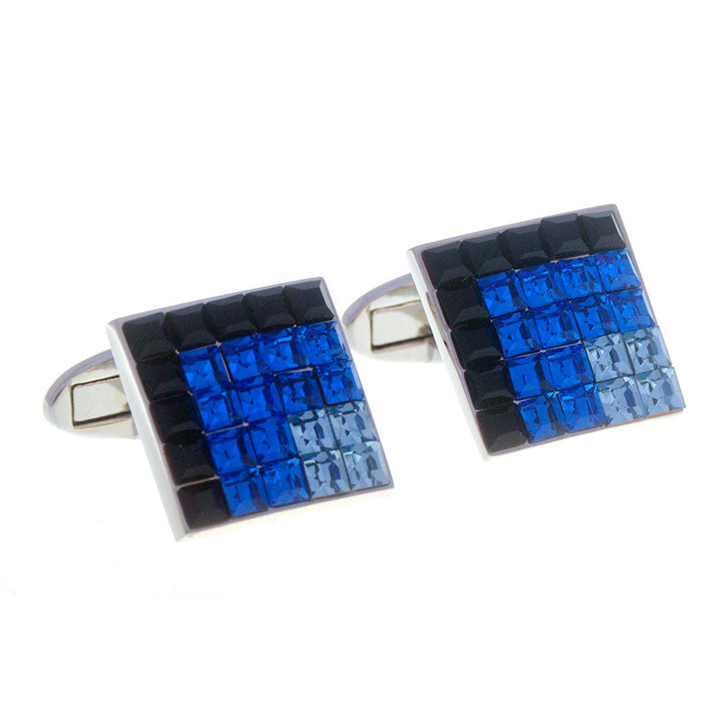Crystal Zircon Cufflinks
