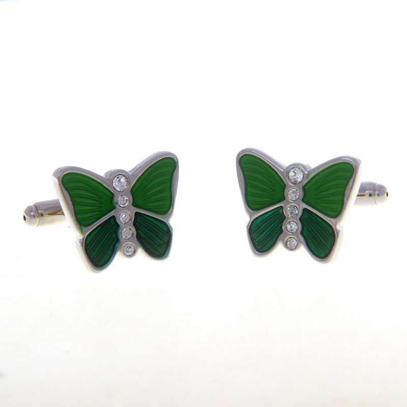 Animals Plants Enamel Dropping Glue Cufflinks