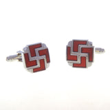 Enamel Dropping Glue Cufflinks