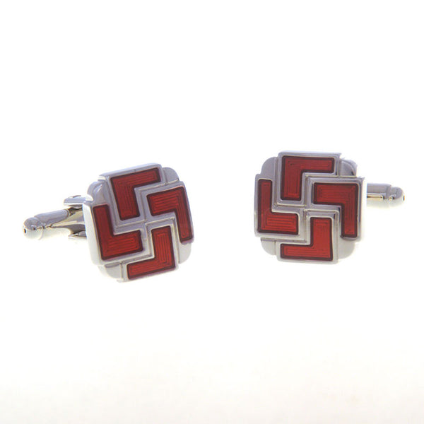 Enamel Dropping Glue Cufflinks