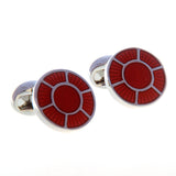 Enamel Dropping Glue Cufflinks